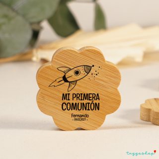 Abridor para Comunión personalizado cohete