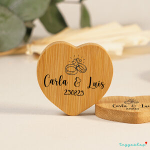 Abridor personalizado alianzas Detalles de boda