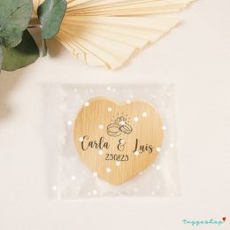 Abridor personalizado alianzas Detalles de boda