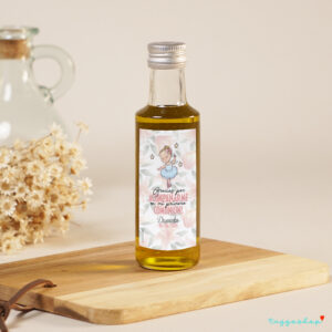 Aceite Cristal 100ml Bailarina Detalle de Comunión personalizado