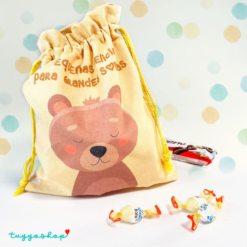 Bolsa Merienda Animales del Bosque