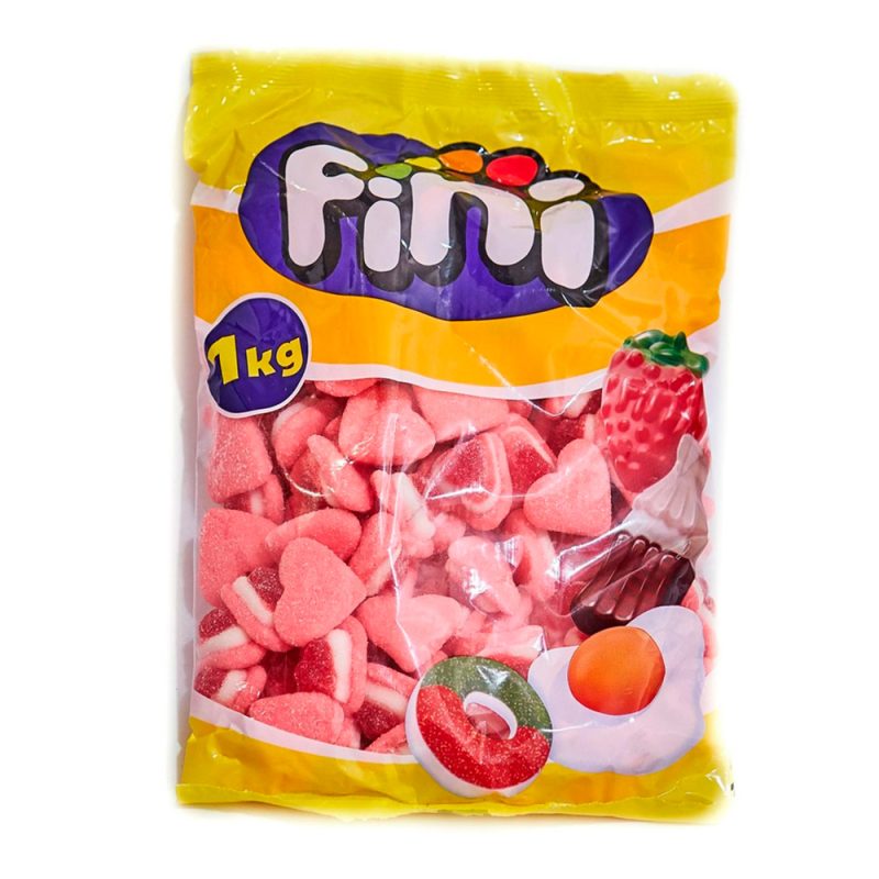 Bolsa donde vienen los corazones de gominola para candybar