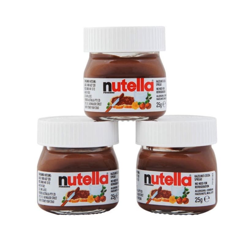 Mini bote de Nutella para regalar. 25gr. Personalizada. Shop on-line