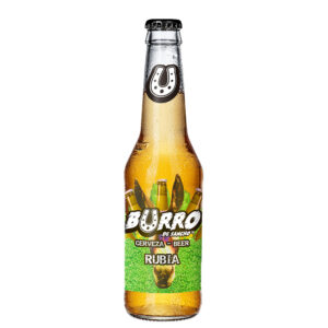 Cerveza artesanal para bodas. Burro de Sancho. Rubia. 33cl.