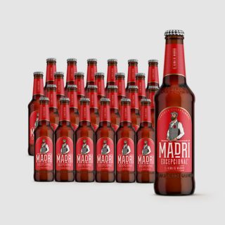 Cerveza para regalar en tu boda. Madrí. 33cl. En pack de 24