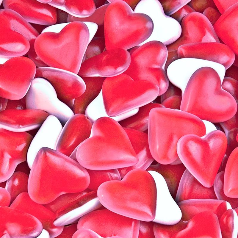 Corazón brillo, Chuches para eventos