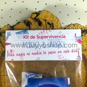 Kit de supervivencia para bodas modelo pájaros