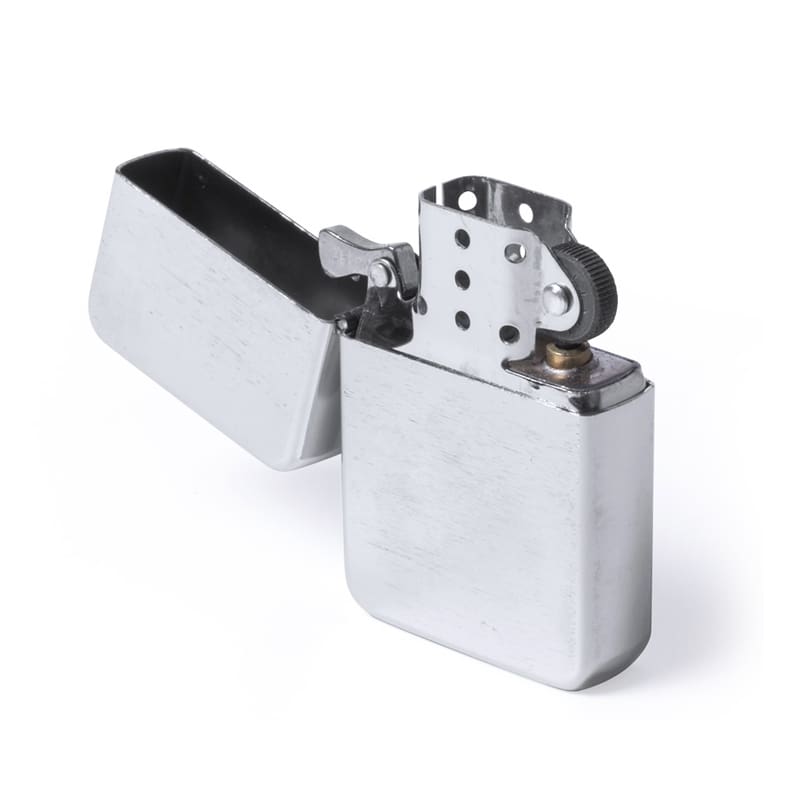 Zippo, Encendedor de bolsillo de plata cepillada personalizado para  padrinos de boda con grabado sin cargo