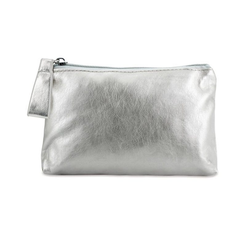 Neceser para boda, modelo Trendy. Material Pu. Color plata.