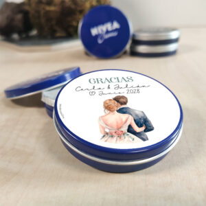 Latita Nivea para Detalles de Boda, diseño pareja. 30ml